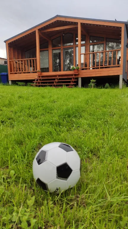 Дом с баней и чаном на участке 10 соток, Green island house