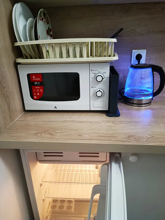 Прохладная студия с двуспальным диваном у станции МЦД4 Железнодорожная