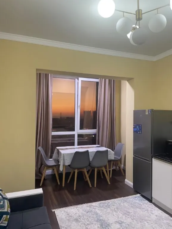 Квартира 1-комнатная квартира рядом с Мегой с видом на горы — Алматы