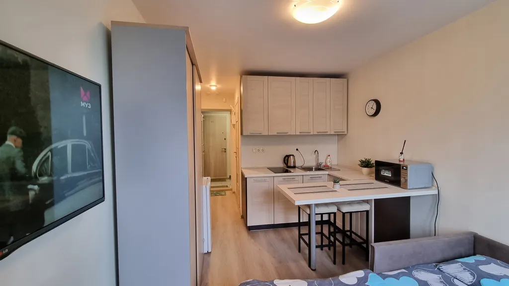 Квартира Квартира Студия рядом с метро — Москва