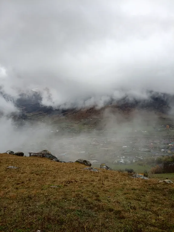 Дом с баней в горах Осетии