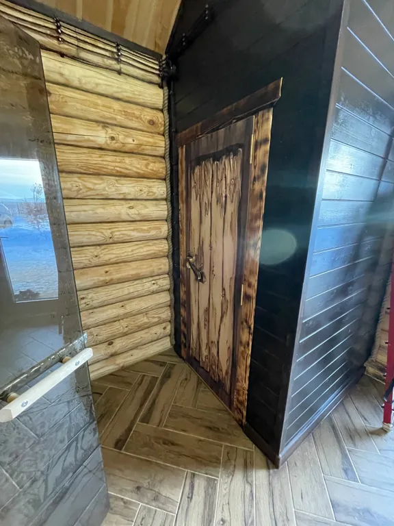 Дом-баня с бассейном и купелью