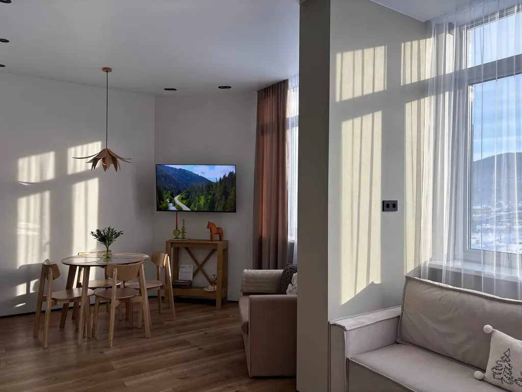 Квартира Стильная и современная квартира-студия с тёплым паркингом — Шерегеш