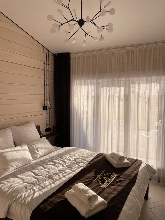 Новый гостевой дом Mountain harbor с видом на горы