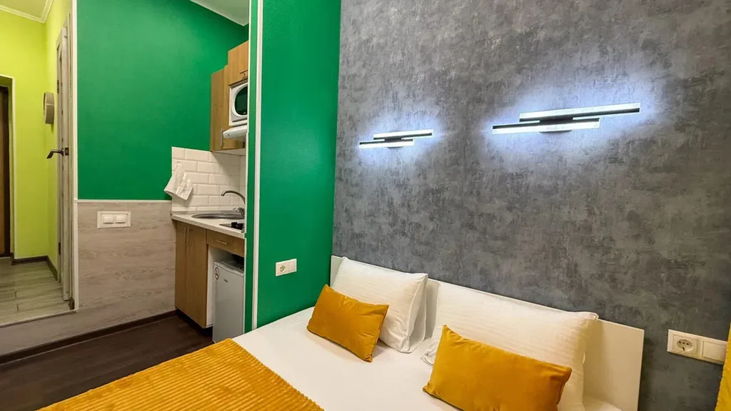 Квартира Квартира Уютная студия у метро Варшавская, Каширская — Москва