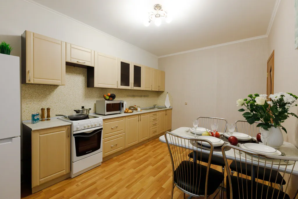 Квартира Современная двухкомнатная квартира с видом на Волгу 110 м — Самара