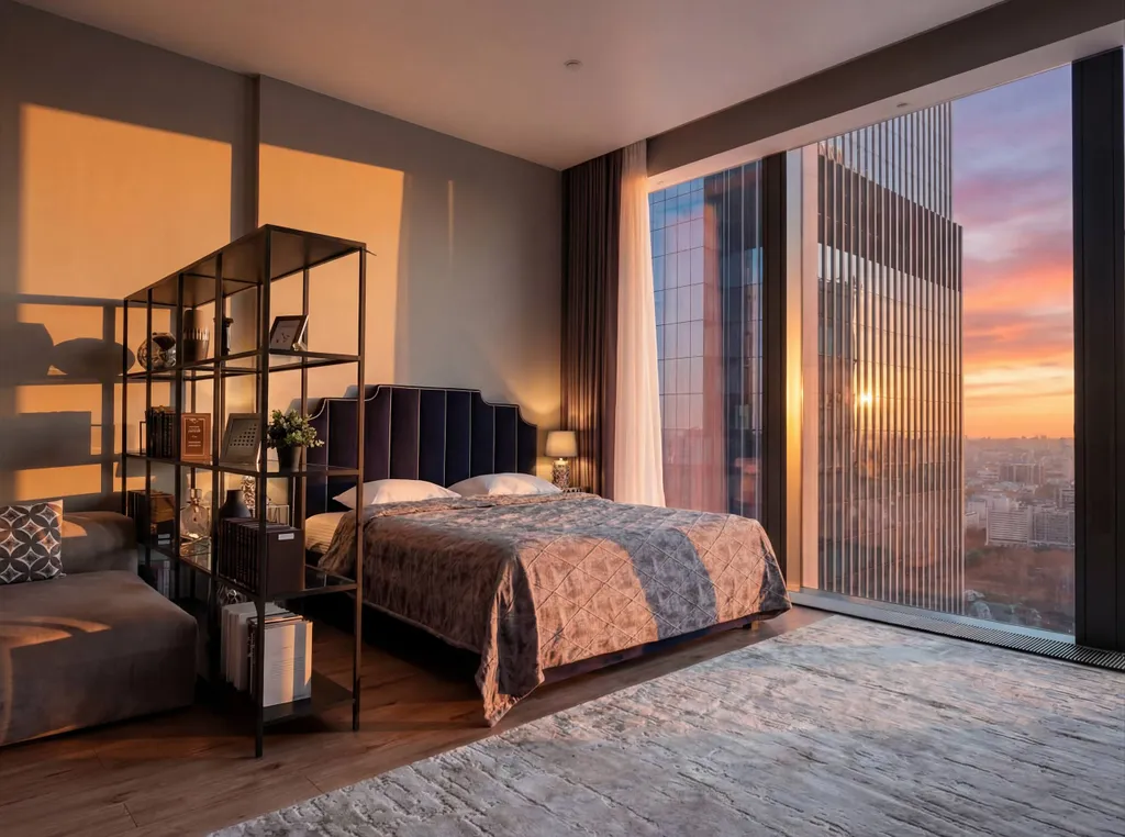 Neva City 43 этаж 51 м2 панорамный вид на небоскребы и город