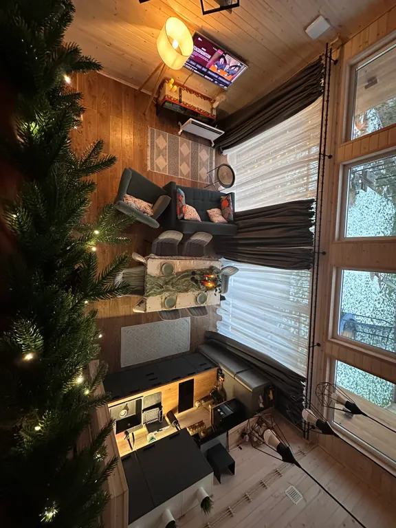 Уютный современный дом в стиле барнхаус