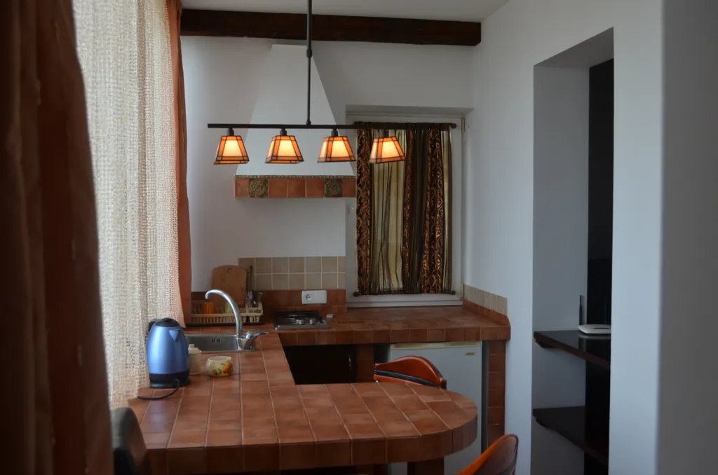 В частном секторе студия с видом на море