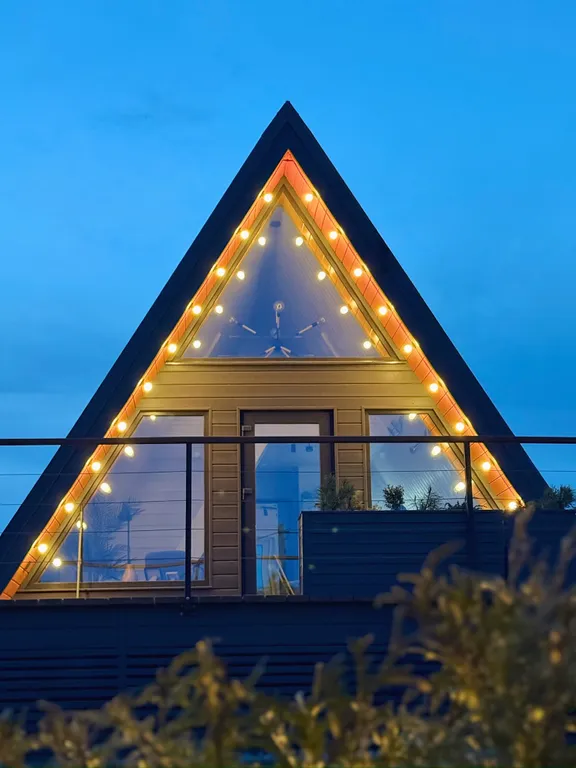 Стильный A-frame дом возле Балтийского побережья