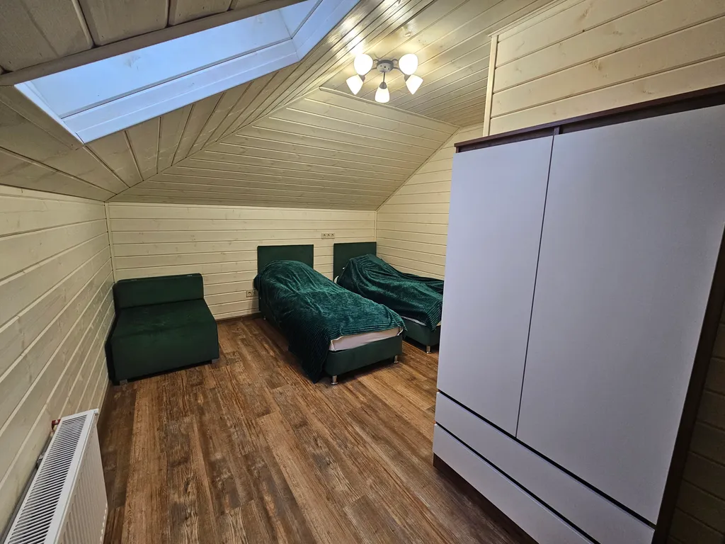 Дом с баней и камином для большой компании