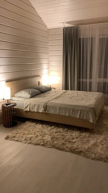 Дом в лесу с джакузи и баней