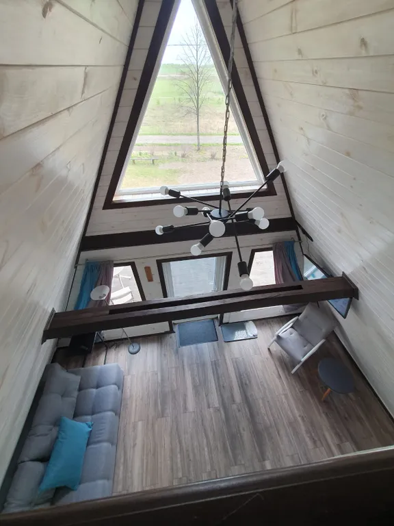 А-фрейм с купелью фурако