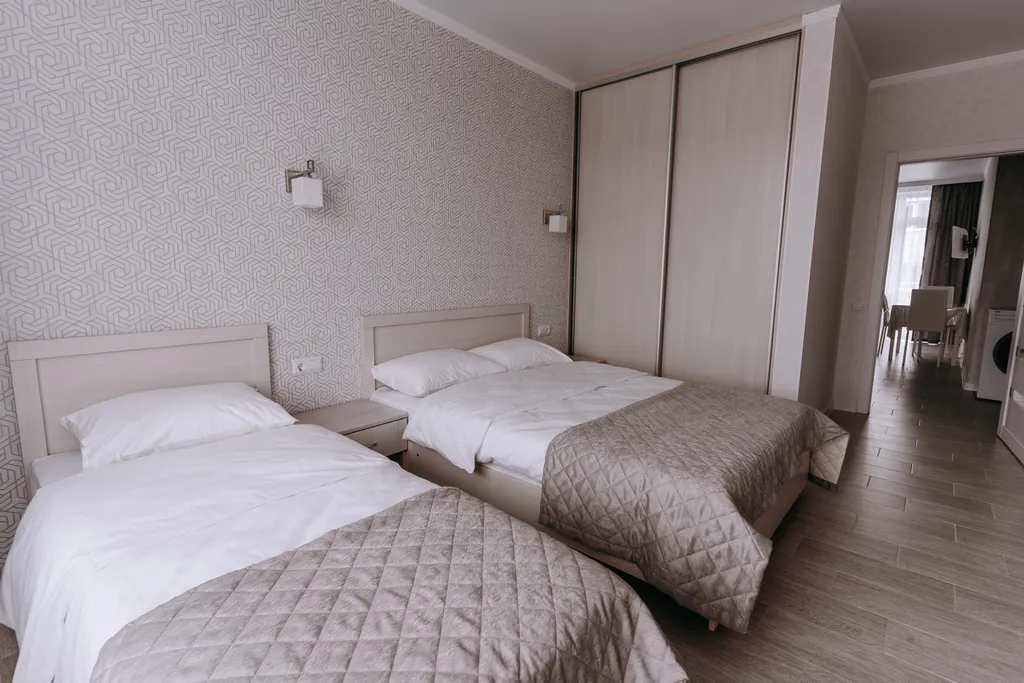 Однокомнатные апартаменты на втором этаже