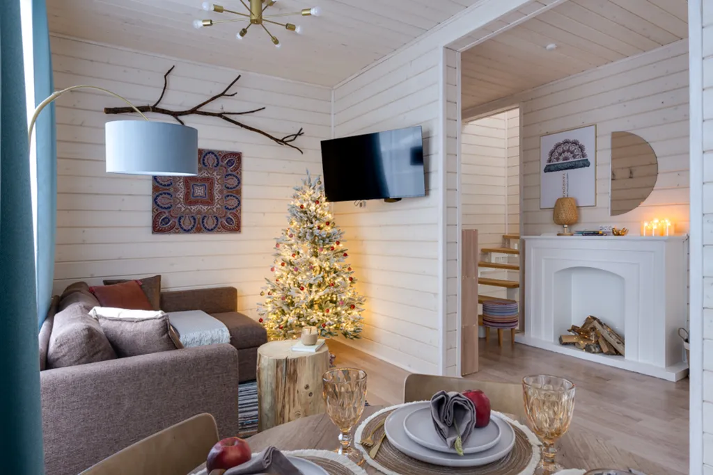 Новый год в кругу самых близких, в самом уютно доме в стиле аля-рус