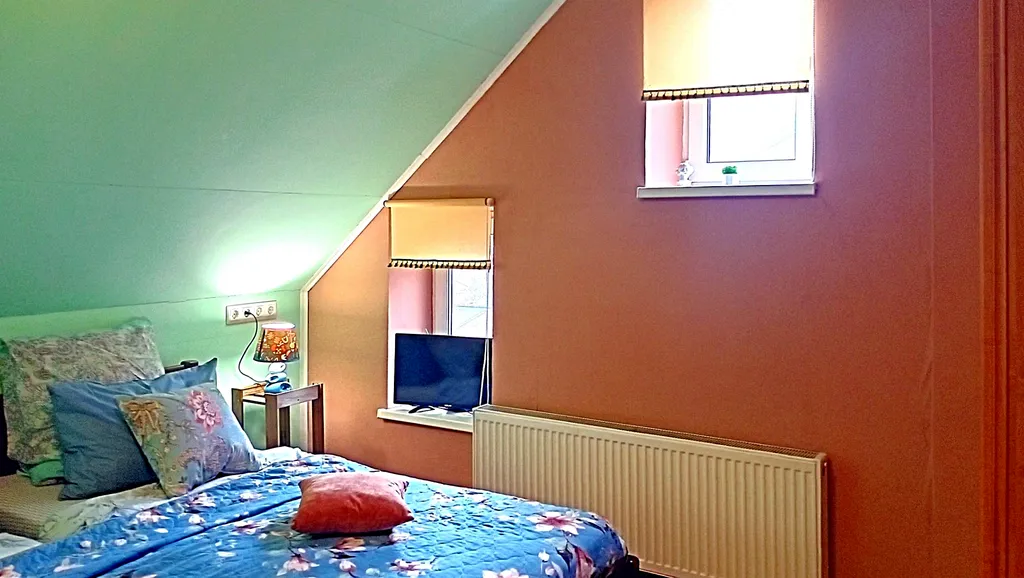 На берегу озера с лебедями, в центре, с камином и антресольным этажом