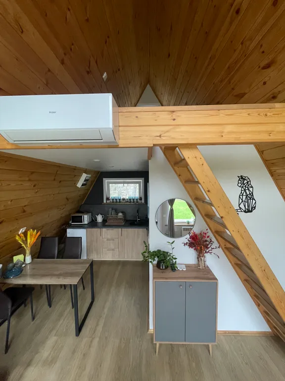 Уютный дом А-фрейм На воздухе