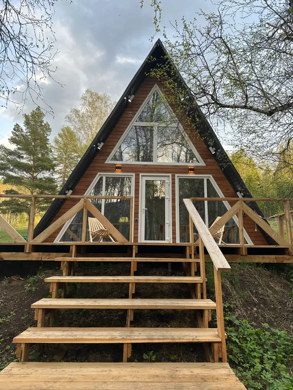 Афрейм домик в Абзаково