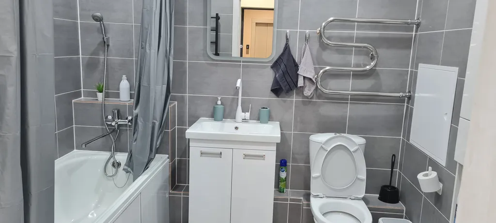 Уютная квартира-студия в новом ЖК недалеко от центра города