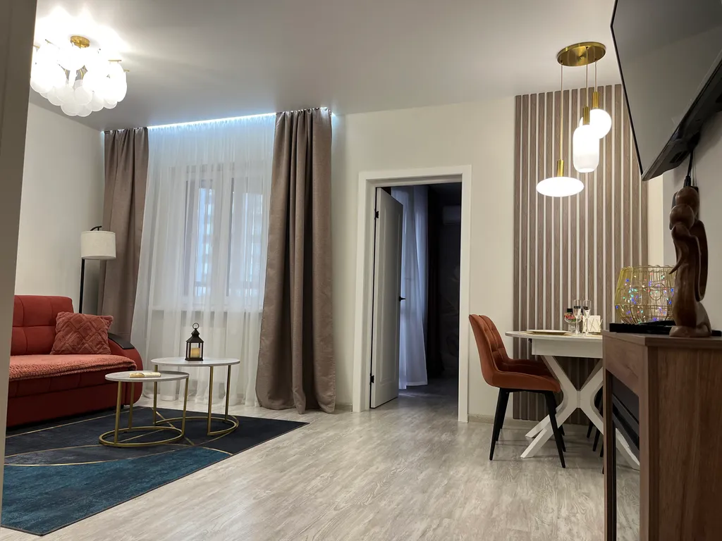 Парадиз lux с камином однокомнатные апартаменты в центре города