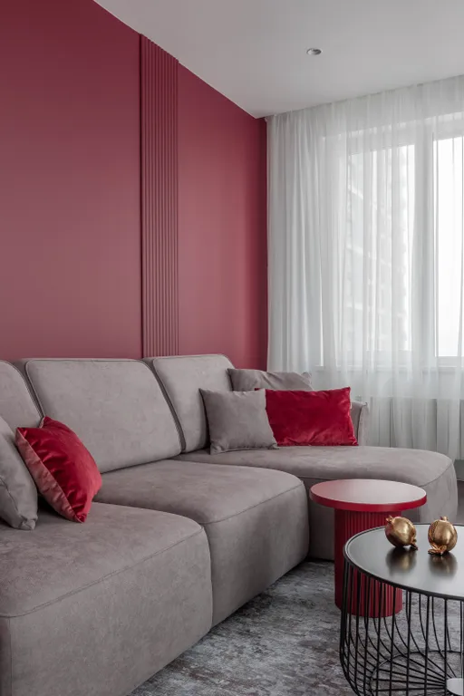 Квартира Новая квартира Бургунди Сьют с дизайнерским интерьером — Москва