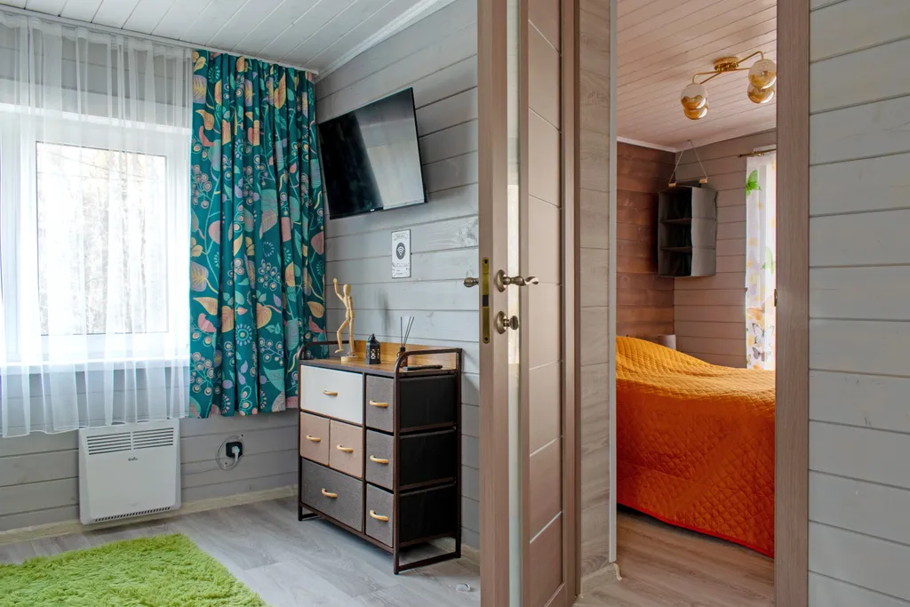 Новый гостевой дом и баня у Горного парка