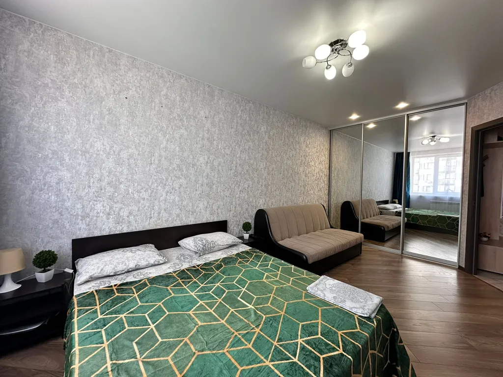 Уютная 1-комнатная квартира в Рязани у Солотчи Современный ремонт, Wi