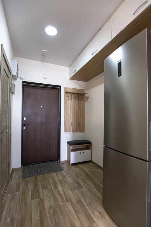 Уютная студия с красивым балконом