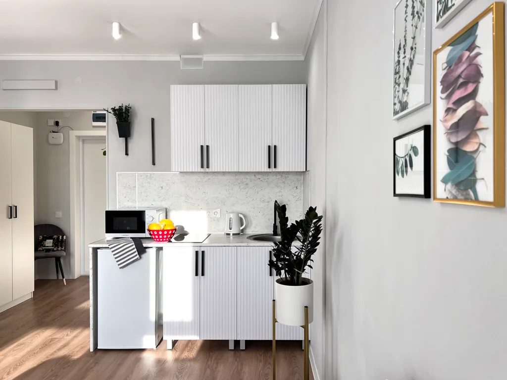 Студия с прекрасным видом из окна