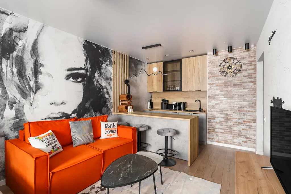 Студия с дизайнерским ремонтом в ЖК Авиатор