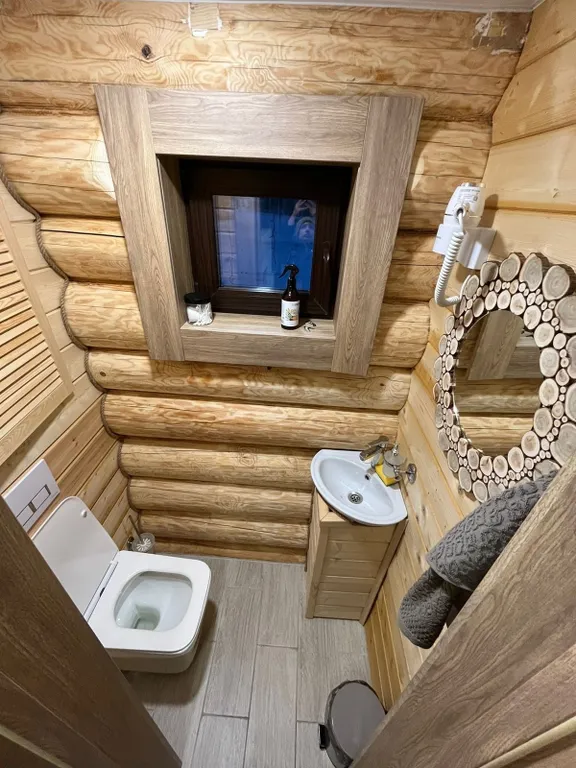 Банный комплекс, баня на дровах