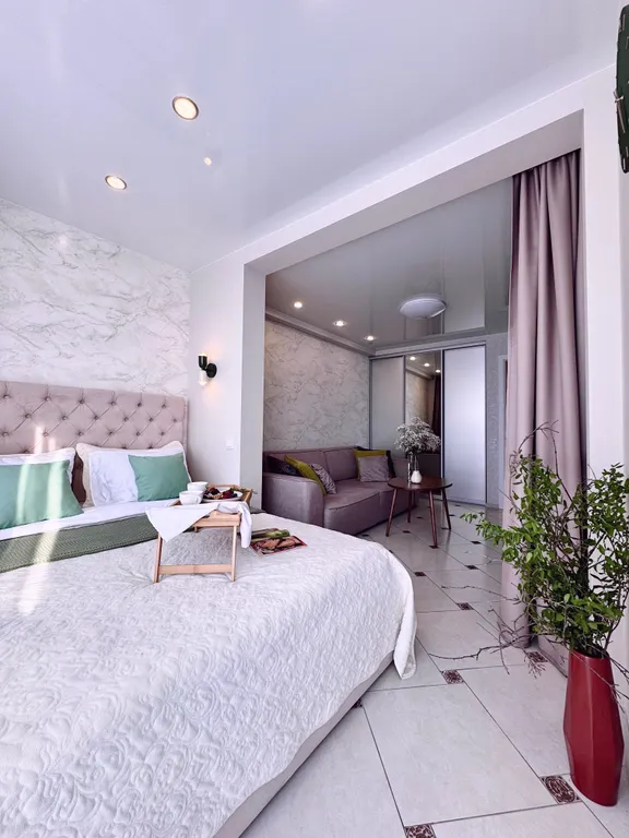 Квартира Квартира в ЖК Бизнес класса с бассейном, парковой и в 3 минутах от моря — Адлер