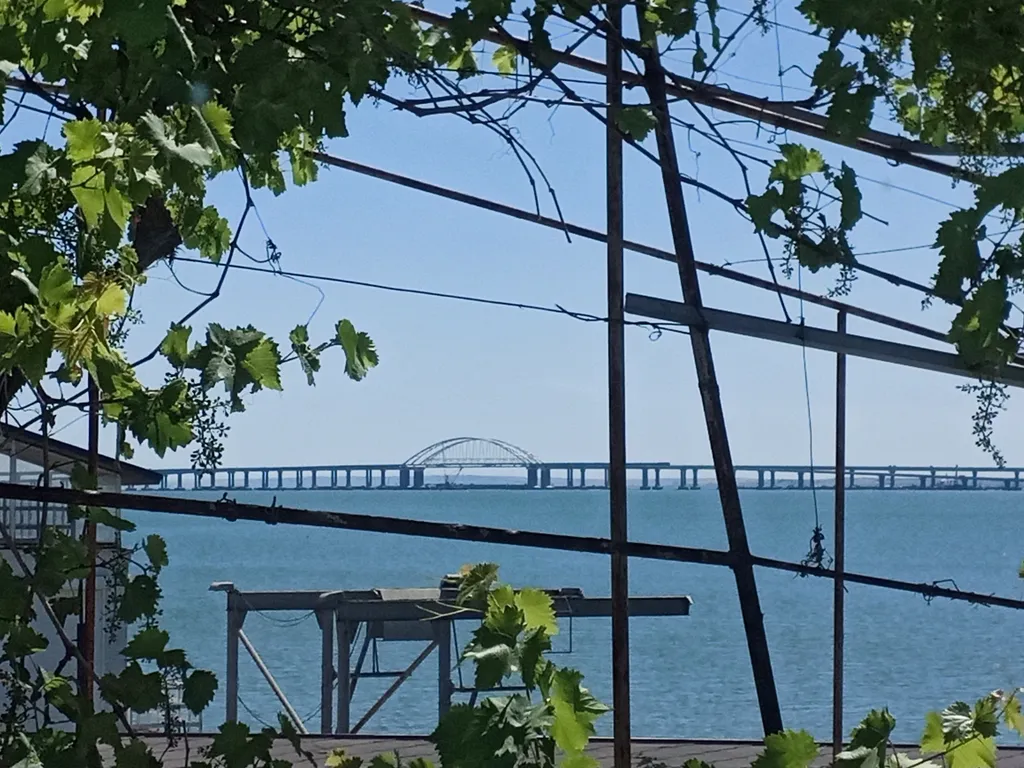 Элинг с видом на Крымский мост
