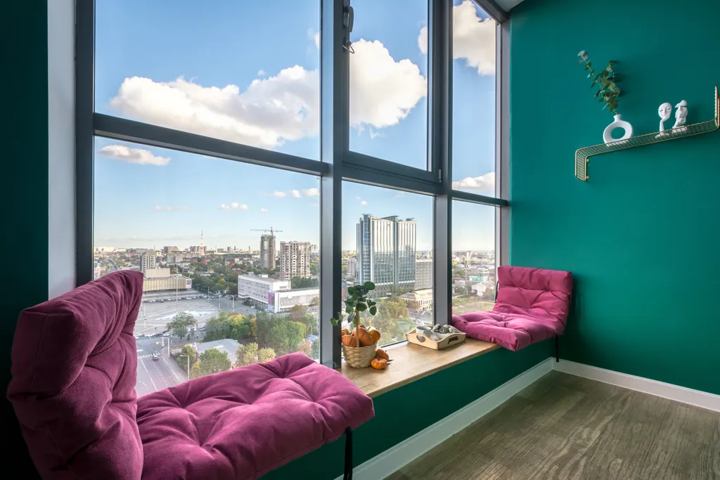 Апартаменты на 16-м этаже — лучший вид на главную площадь города