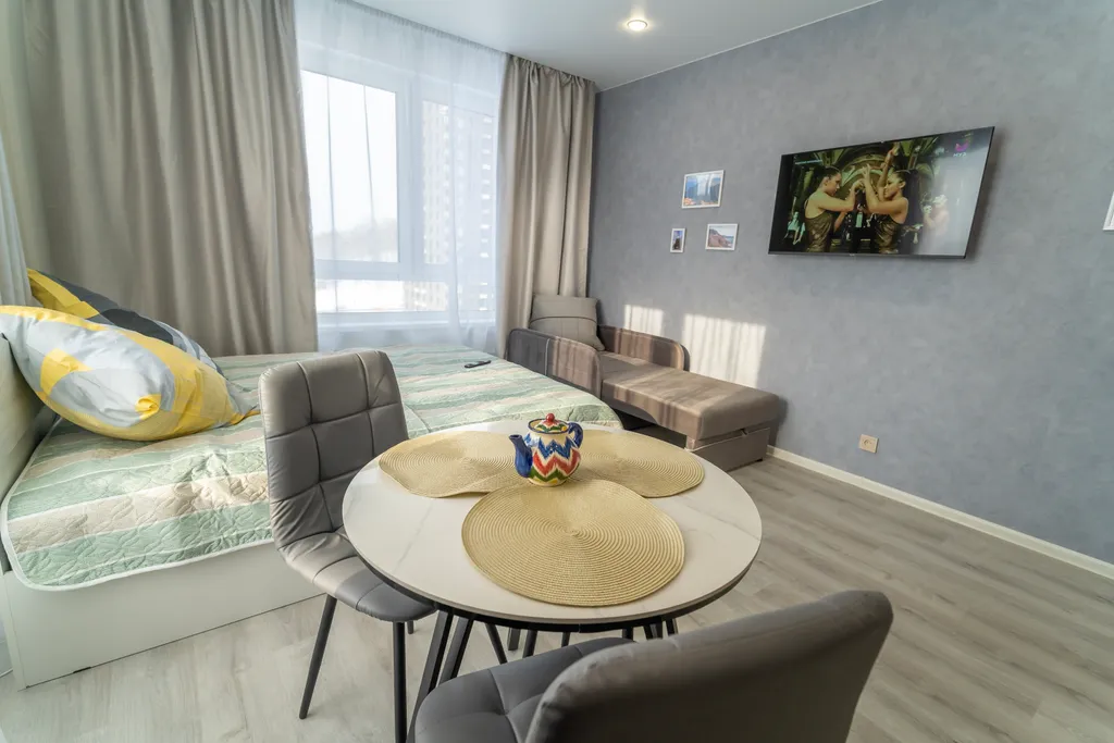 Уютная студия в новом микрорайоне Уюн-парк