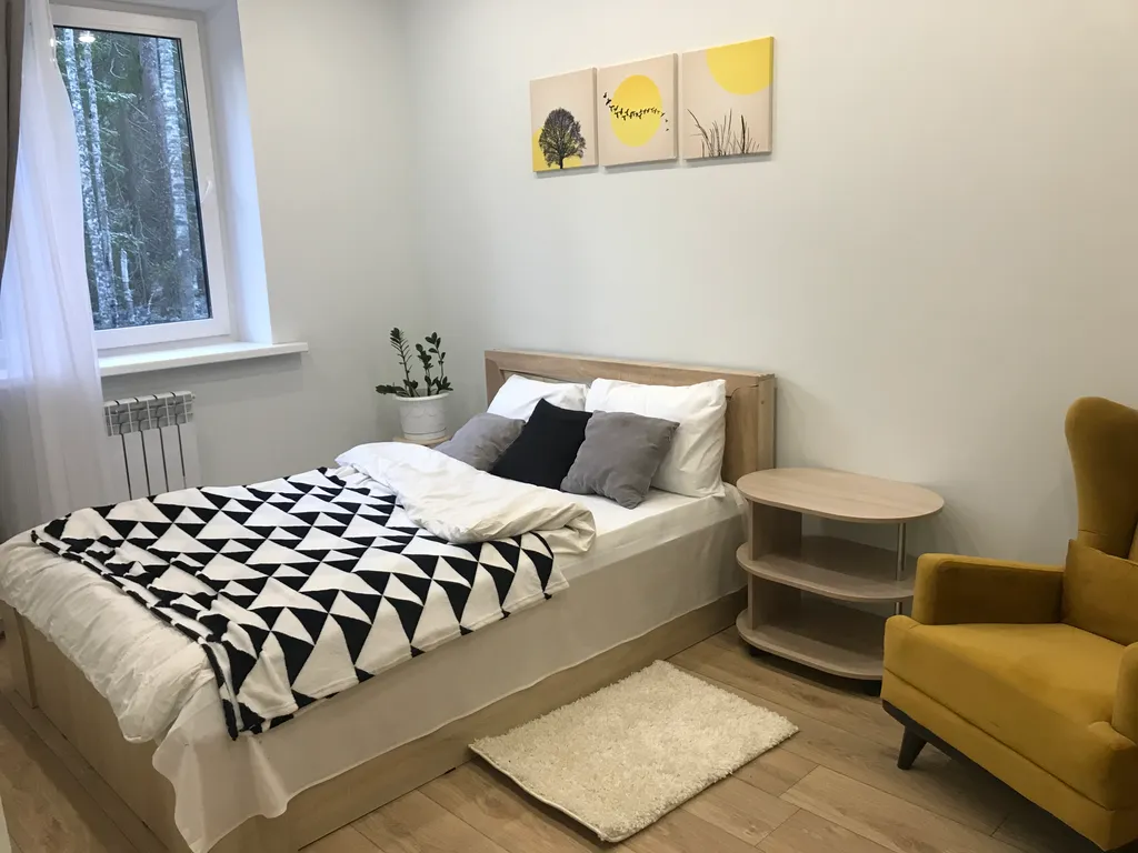 Уютная квартира в новом доме рядом с лесом