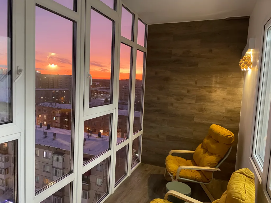 Современные апартаменты с видом на закаты!