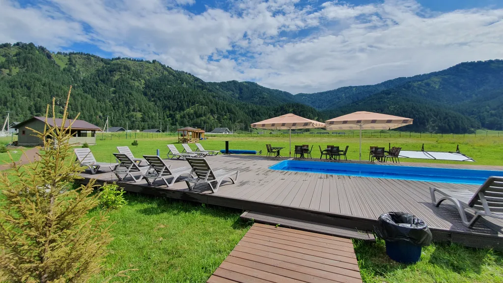 Коттедж на Алтае с великолепным видом на горы