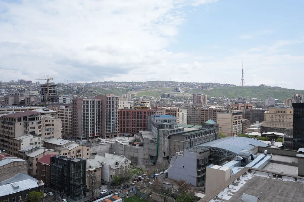 Rooftop апартаменты в центре с видом на город