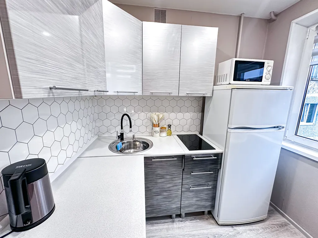 Апартаменты с 2-спальной кроватью, заселением 24/7