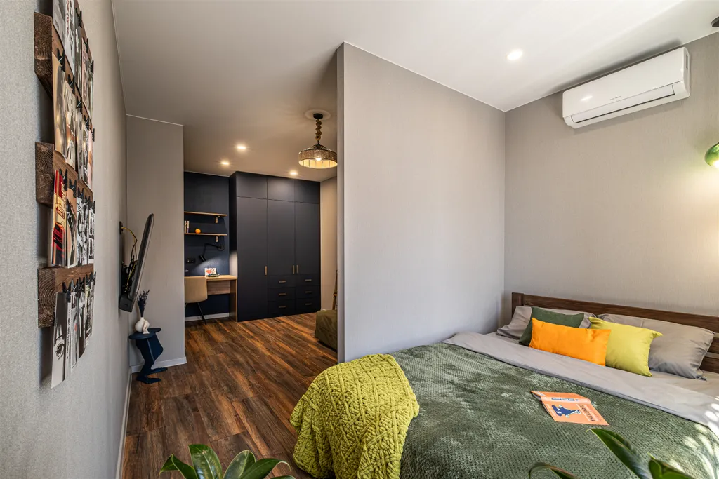 Квартира с уникальным дизайном и творческой концепцией