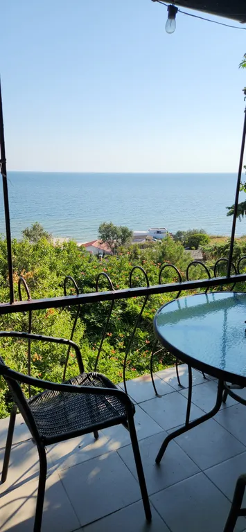 Коттедж Часть дома. 2 этаж, потрясающий вид на море — Осовины