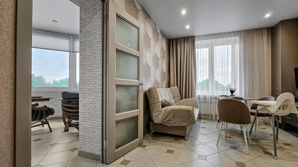 Однокомнатная квартира, нестандартной планировки, в центре города