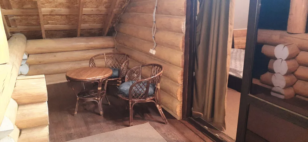 Видовой дом из бруса с сауной