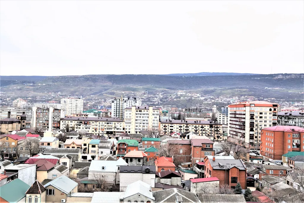 Квартира Квартира Анти-Отель на 4чел. 2комн.кв. 10этаж, код-124 — Махачкала