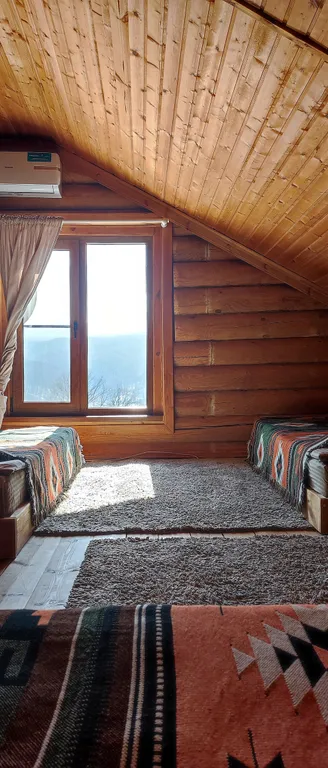 Коттедж Коттедж Просторный сруб с гамаком, камином и баней — Мезмай