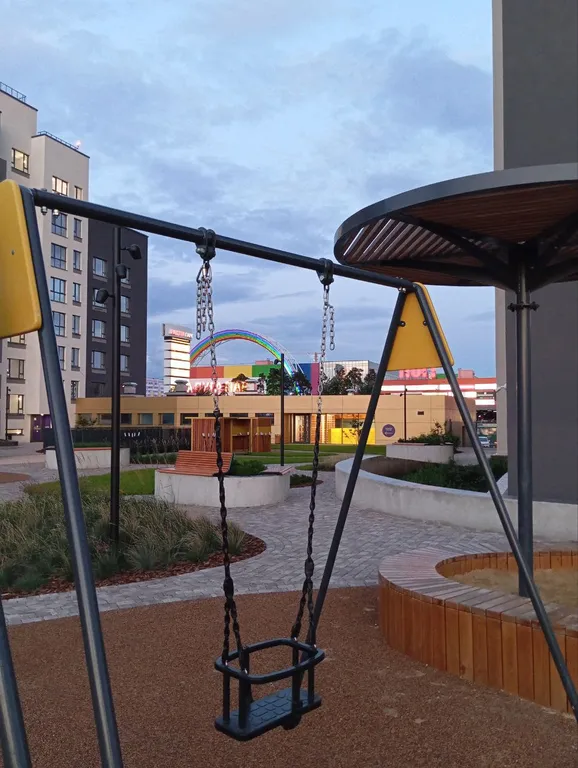 Студия с видом на Радуга-парк