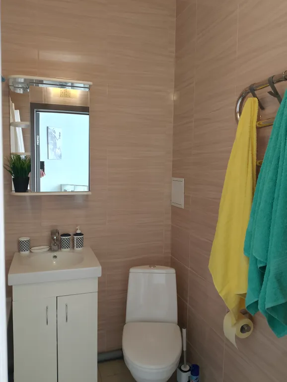 Новая уютная студия с видом на Волгу в центре