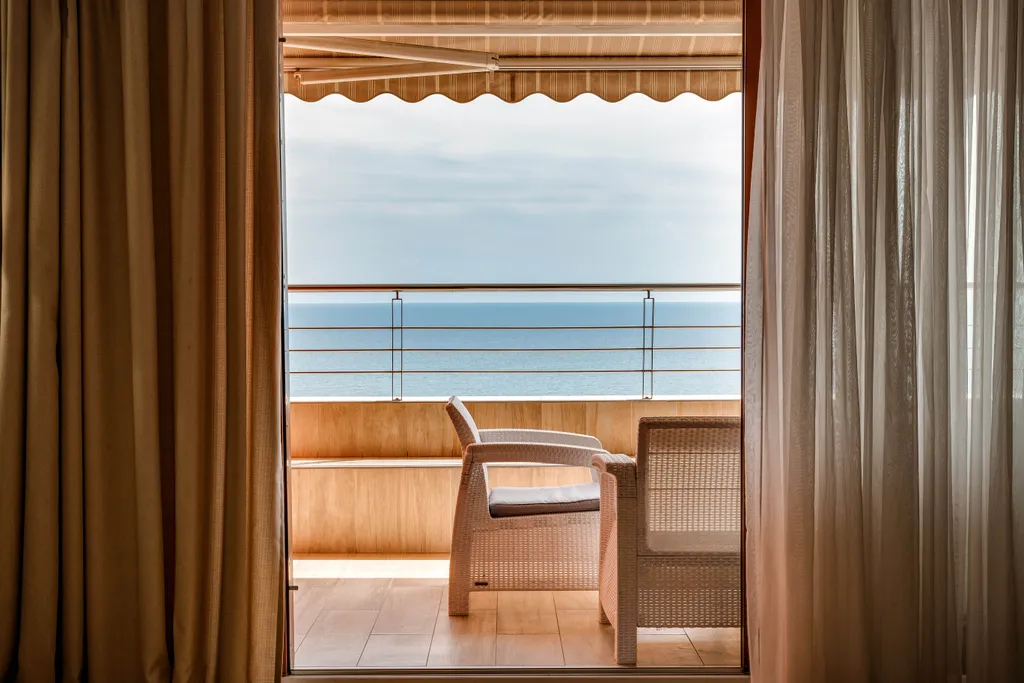 Одна спальня и гостиная, вид на море