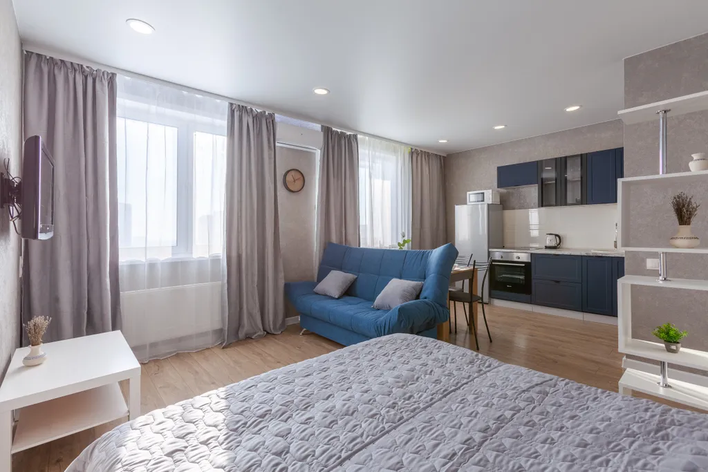 Квартира Квартира Уютная студия возле Космопорта — Самара